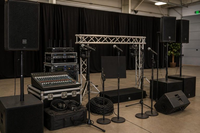 What Is Included in Complete Sound Equipment Rental in Durbanville